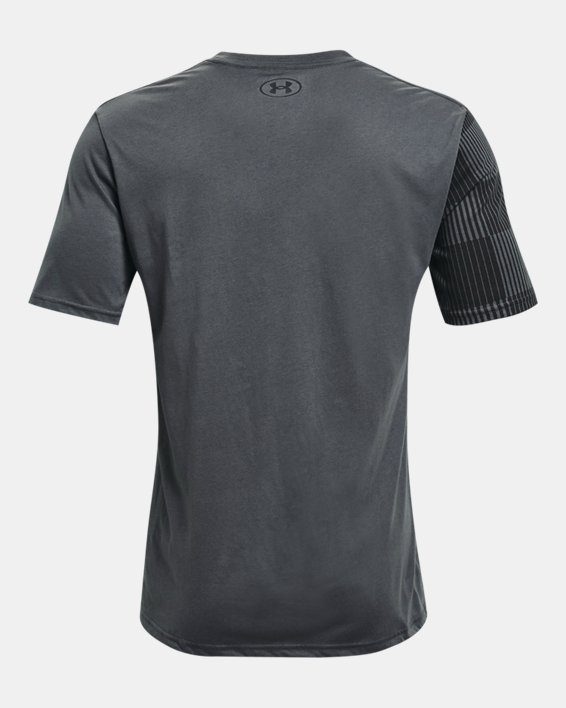 Men's UA Checker Print T-Shirt, Gray, pdpMainDesktop image number 5